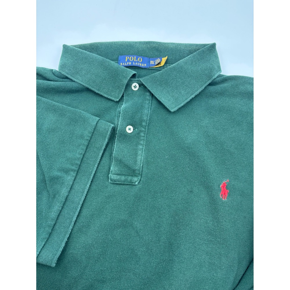 Polo Ralph Lauren Polo Shirt Men's 3XLT Green Short Sleeve Pony Logo
